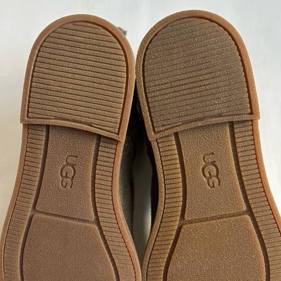 UGG Josefene Suede Strap Metal Buckle Ankle Boots Slate Dark Green Size 6 - Picture 14 of 17